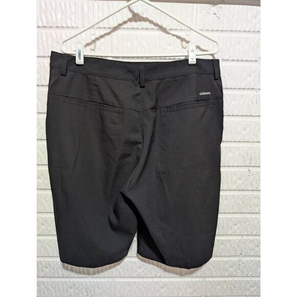 Adidas Men's Black Solid Mid-Rise Polyester Adizero Golf Shorts Size 34 - Picture 2 of 6